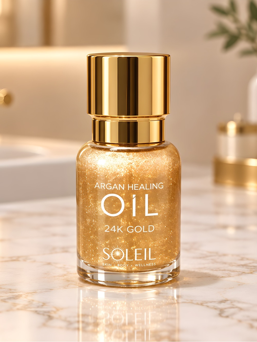 Soleil Argan Healing Oil 24K Gold